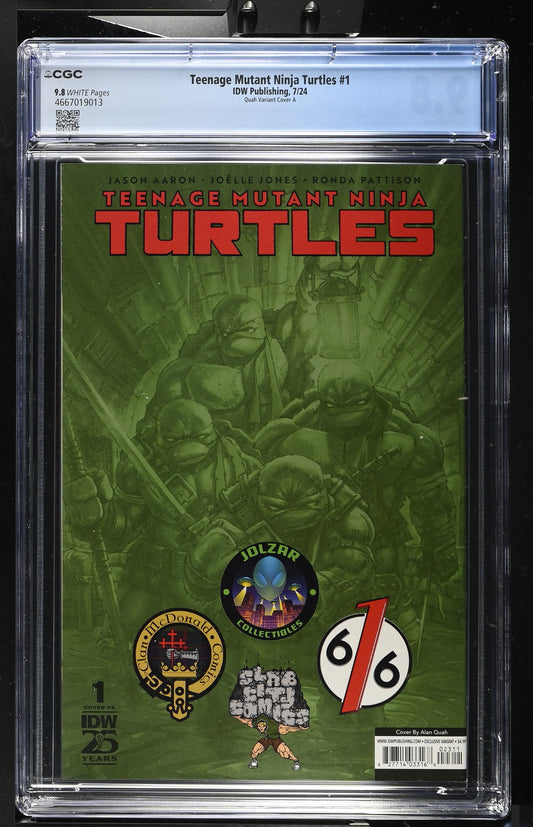 Teenage Mutant Ninja Turtles #1 Alan Quah Comic A Virgin Variant CGC 9.8