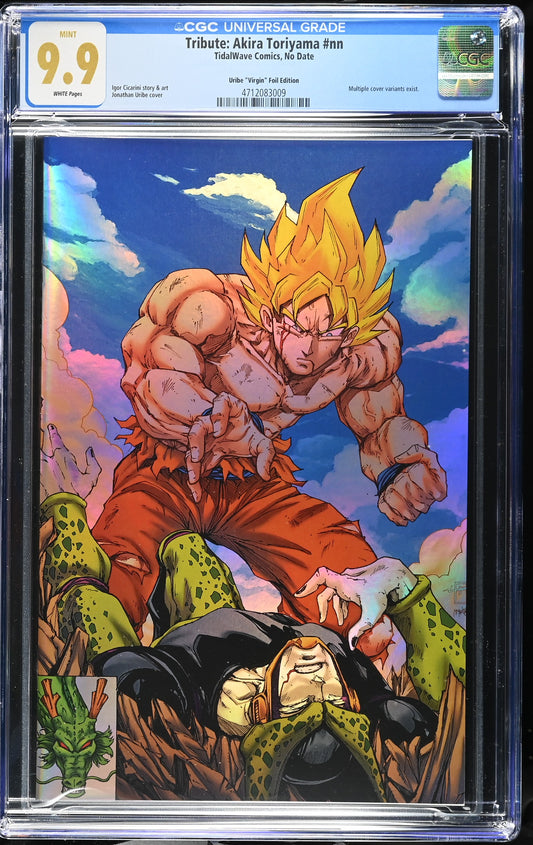 TidalWave Comics Tribute: Akira Toriyama #nn CGC 9.9 Virgin Foil Edition