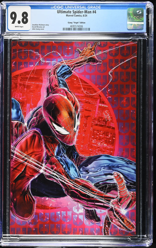 Ultimate Spider-Man #4 CGC 9.8 Giang "Virgin" Edition