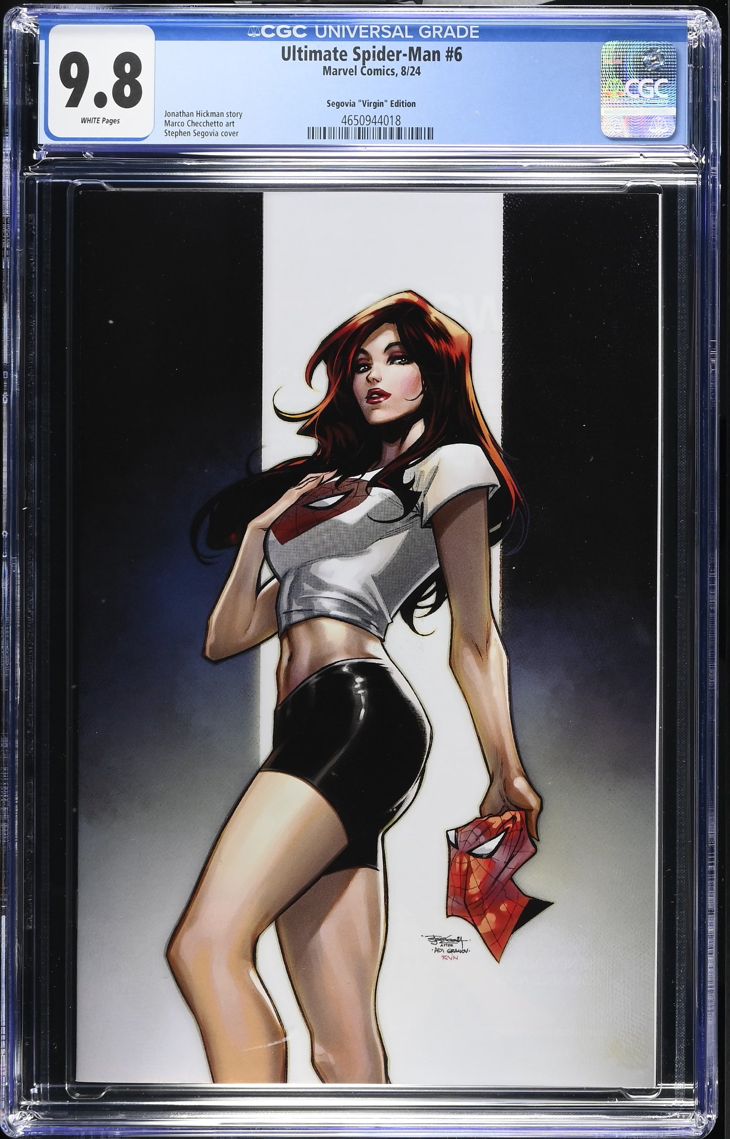 Ultimate Spider-Man #6 CGC 9.8 Stephen Segovia Exclusive Virgin Cover