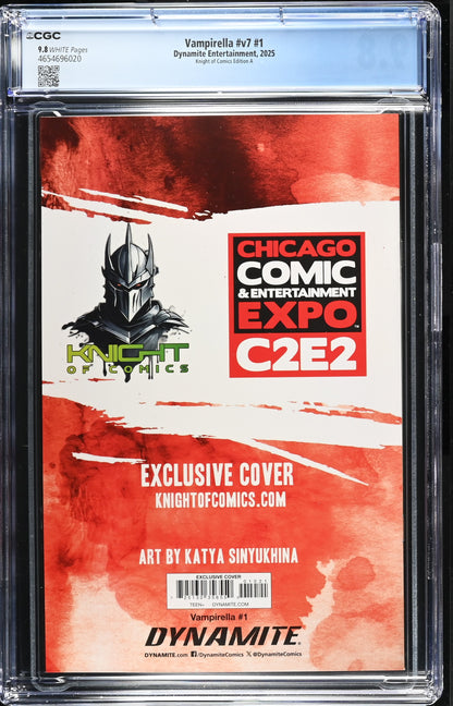 Vampirella #1 - Katya Sinyukhina Virgin Variant Cover A  CGC 9.8