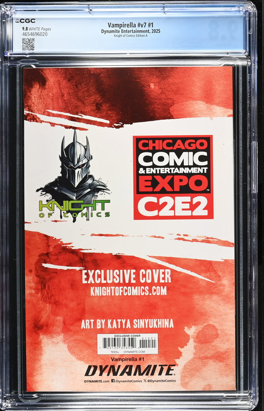 Vampirella #1 - Katya Sinyukhina Virgin Variant Cover A  CGC 9.8