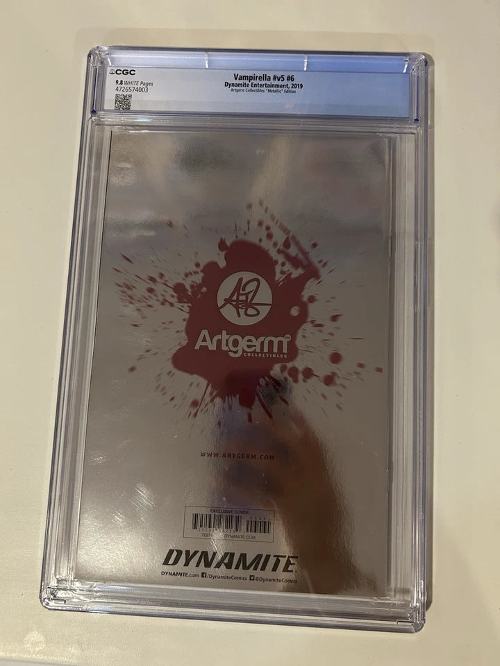 Vampirella #v5 #6 Artgerm Edition Virgin Foil Cover CGC 9.8