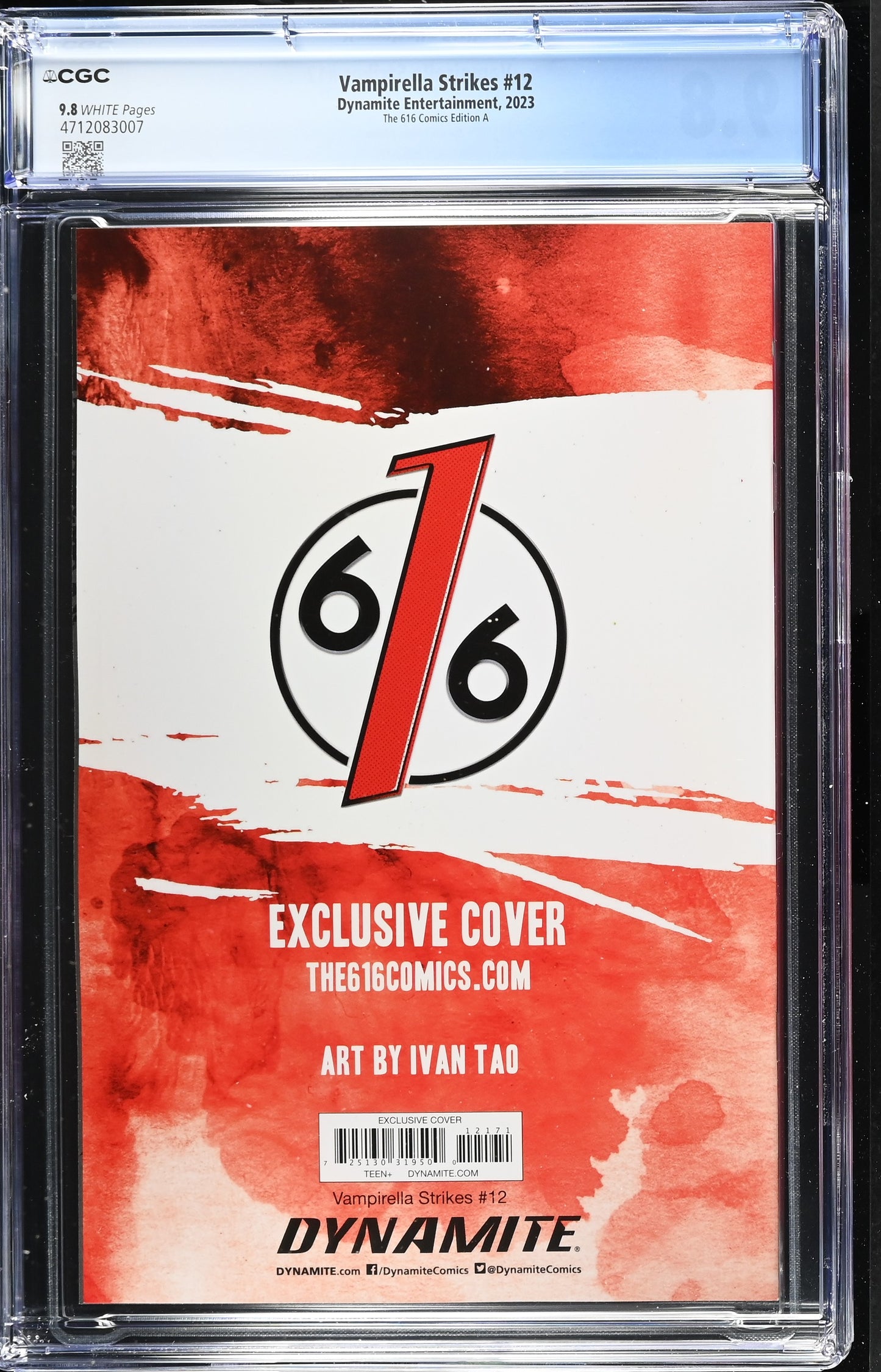 Vampirella Strikes #12 (Ivan Tao Exclusive) Comic ~ CGC 9.8