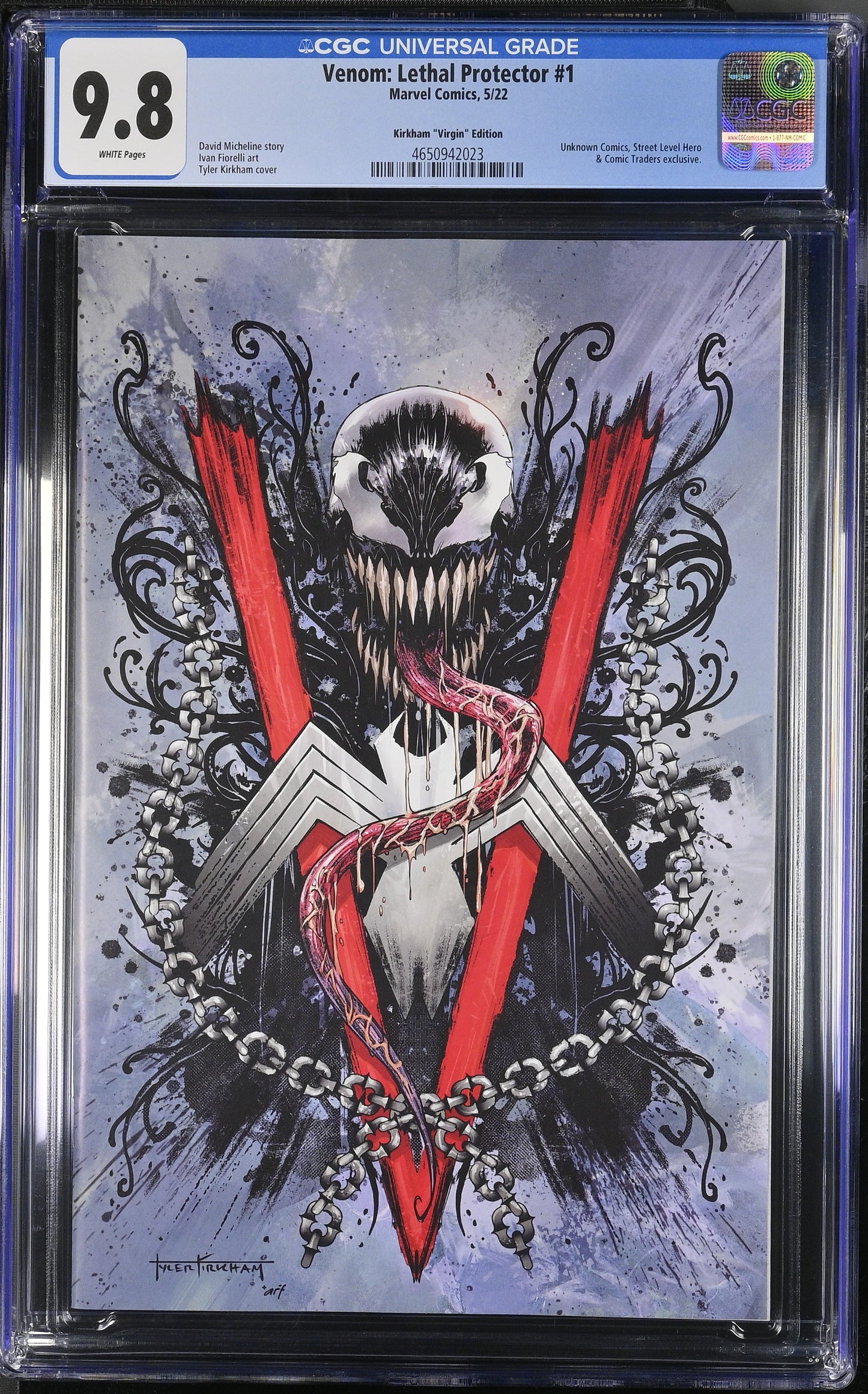 Marvel Venom: Lethal Protector #1 ~Tyler Kirkham Virgin Cover CGC 9.8