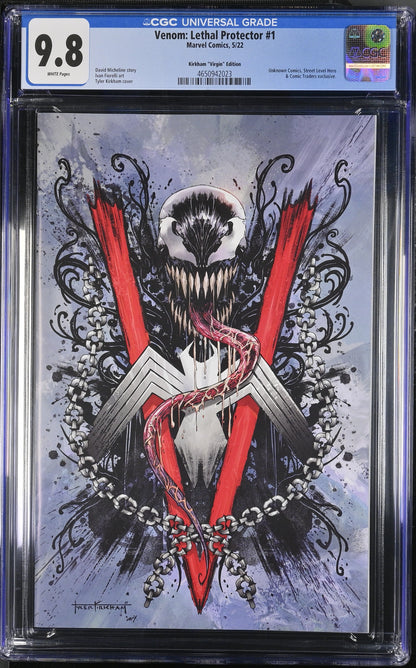 Marvel Venom: Lethal Protector #1 ~Tyler Kirkham Virgin Cover CGC 9.8