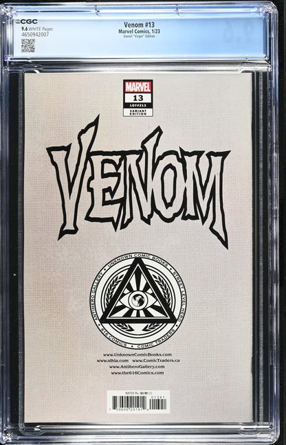 Venom #13 CGC 9.6 Tony Daniel Exclusive Virgin Variant