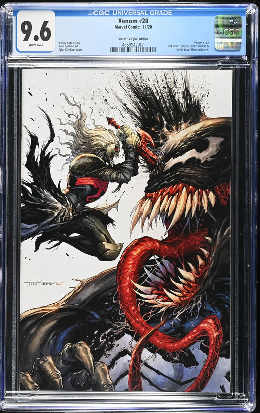 Venom 28 CGC 9.6 (2020) Kirkham Virgin Exclusive Variant