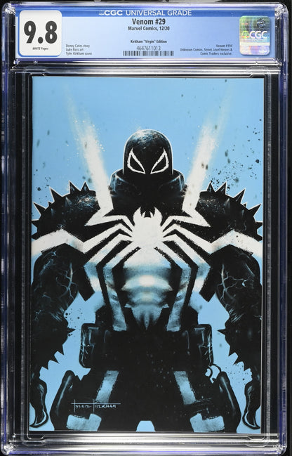 Venom #29 CGC 9.8 Tyler Kirkham Virgin Edition Marvel Comics 2020