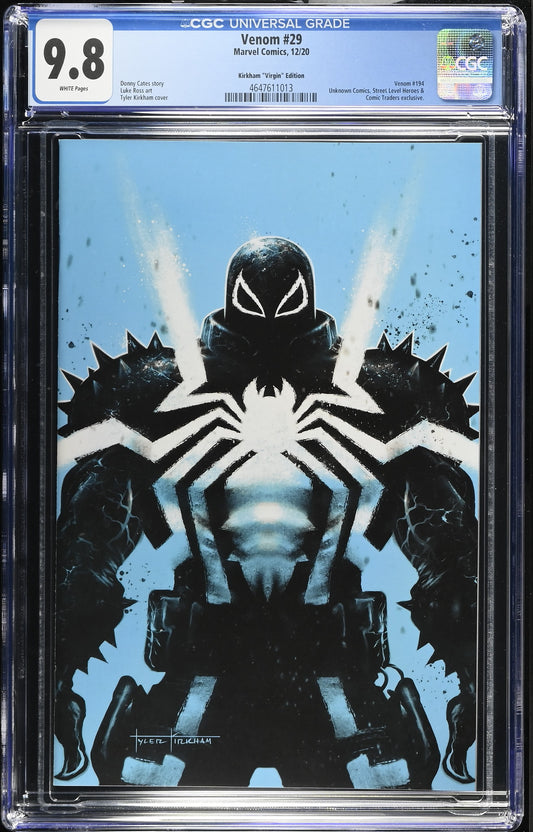 Venom #29 CGC 9.8 Tyler Kirkham Virgin Edition Marvel Comics 2020