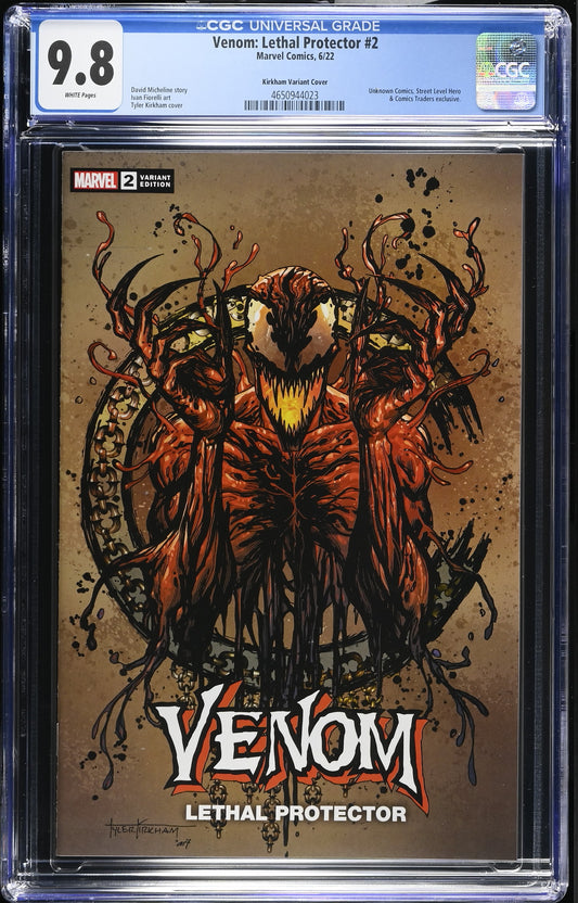 Venom: Lethal Protector #2 CGC 9.8 Unknown Comics Tyler Kirkham Cover