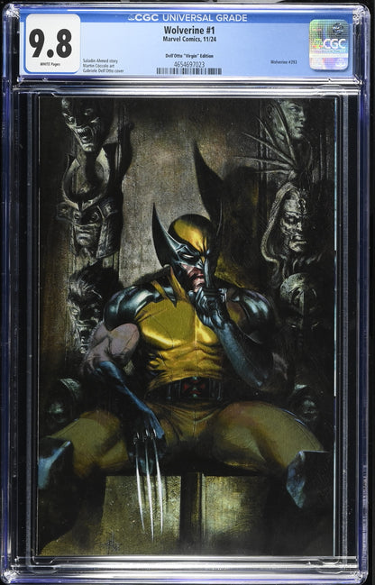 Wolverine #1 Dell'Otto Virgin Variant- Unknown Comics Exclusive- CGC 9.8