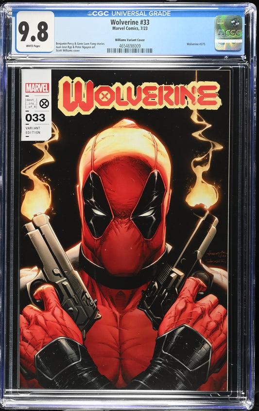 Wolverine 33 CGC 9.8 Williams Variant Cover