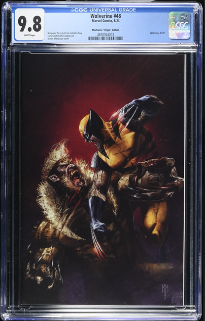 Wolverine #48 Virgin Marco Mastrazzo Exclusive Graded by CGC 9.8