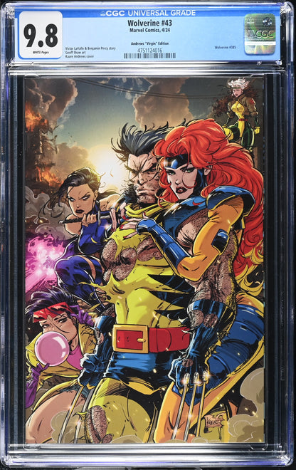 Wolverine #43 CGC 9.8 Andrews "Virgin" Edition